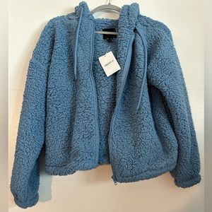 Forever 21 Sherpa Fleece Jacket NWT